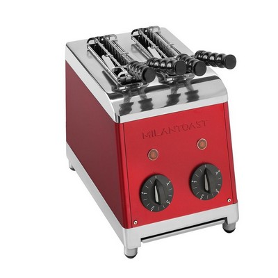 MILANTOAST Toaster 2 tongs RED 220-240v 50/60hz 1,37kw